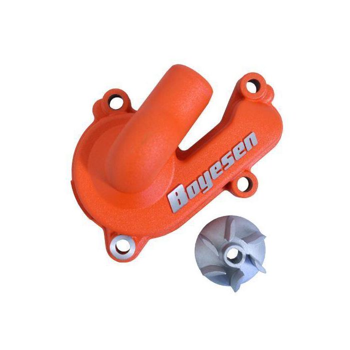 Boyesen SuperCooler Water Pump Cover and Impeller Kit Orange WPK45AO