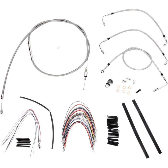 Burly Extended Cable/Brake Line Kit for 18in. Gorilla Handlebars