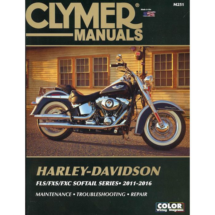 Clymer Repair Manual - Harley-Davidson FLS/FXS/FXC Softail Series ...