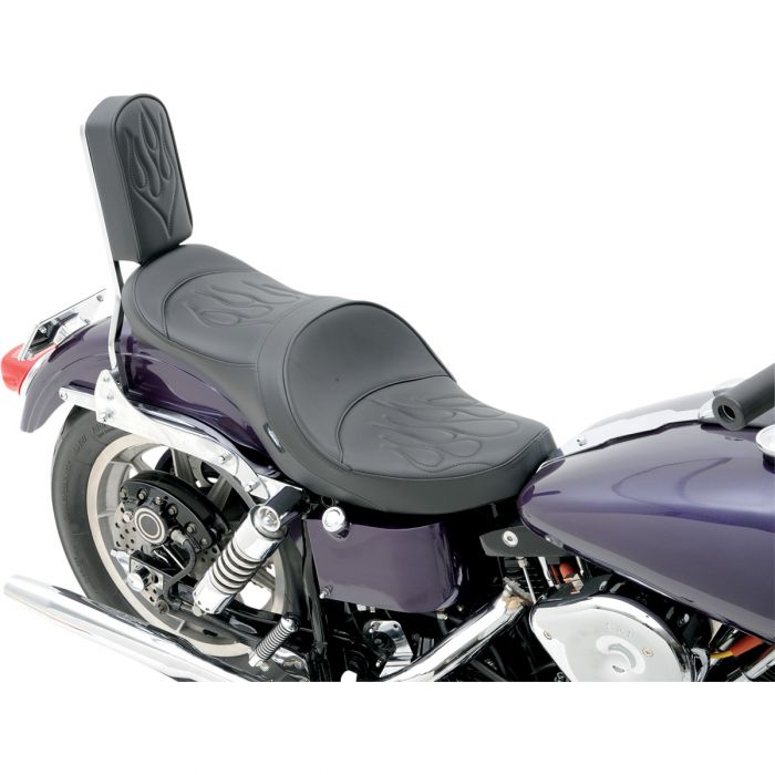 Drag Specialties Sissy Bar Pad Flame Stitch 08220173 FortNine Canada