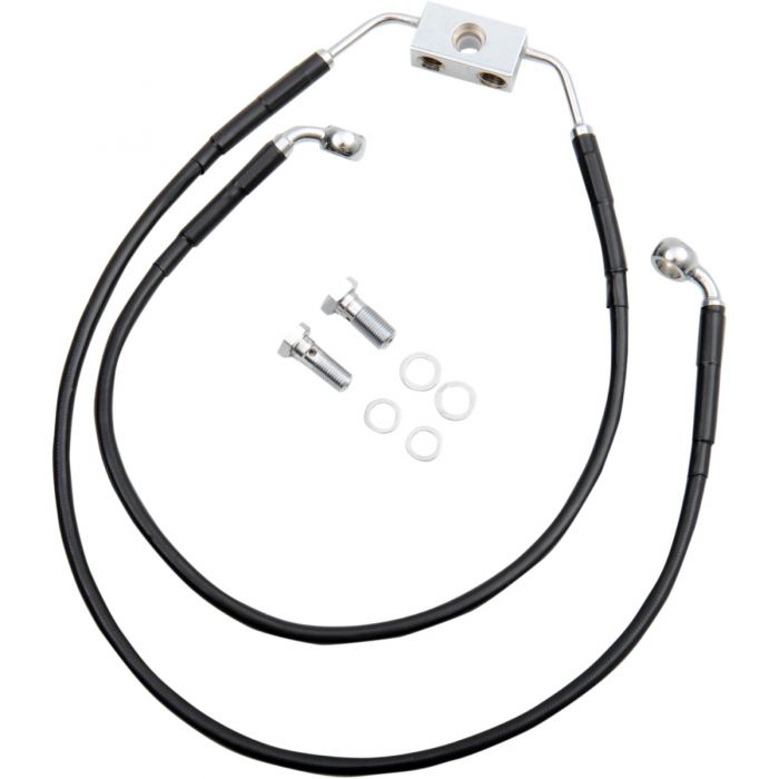 Drag Specialties Stainless Steel Front Brake Line Kit FortNine Canada