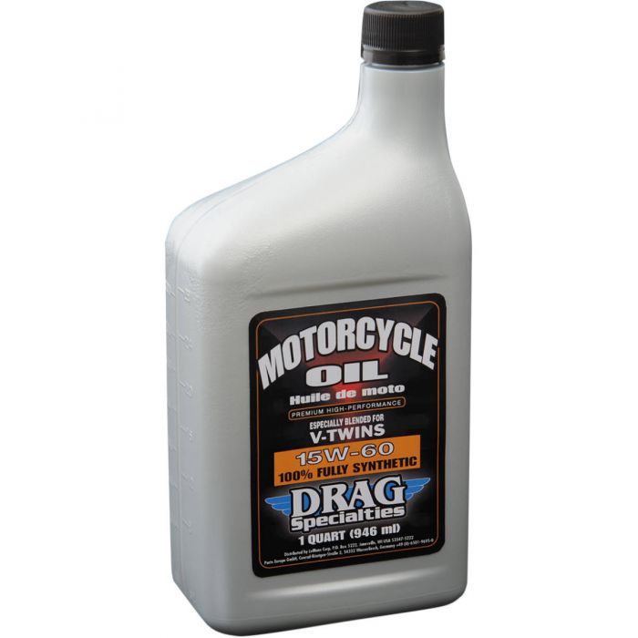 Drag Specialties Fully Synthetic 15W-60 Motorcycle ...