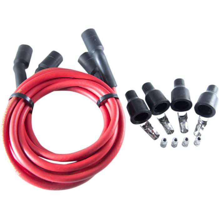 100 Ft. Red 7mm Solid Core Spark Plug Wire