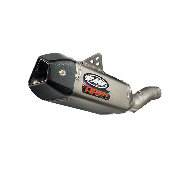 FMF Racing Apex SlipOn Exhaust Titanium Muffler Carbon End Cap