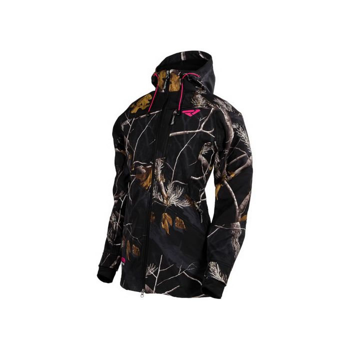 FXR Entice Extra Camouflage Softshell NonInsulated Womens Hoody