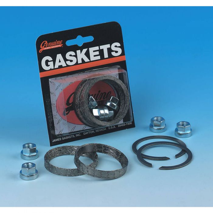 James Gaskets Exhaust Port Gasket Kit Graphite Wire Gaskets and Heavy