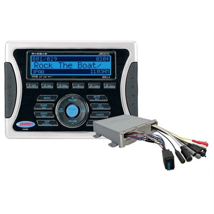 Jensen Marine Stereo 200 Watt with Weatherband JMS2212 FortNine Canada