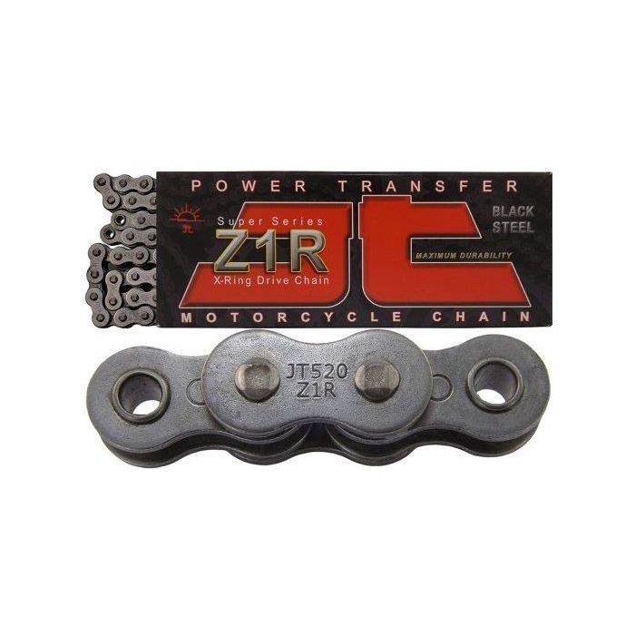 JT JTC520X1RGB118DL Gold 520 Series X-Ring Motorcycle Chain - 118 Links, Heavy Duty, With Connecting Link