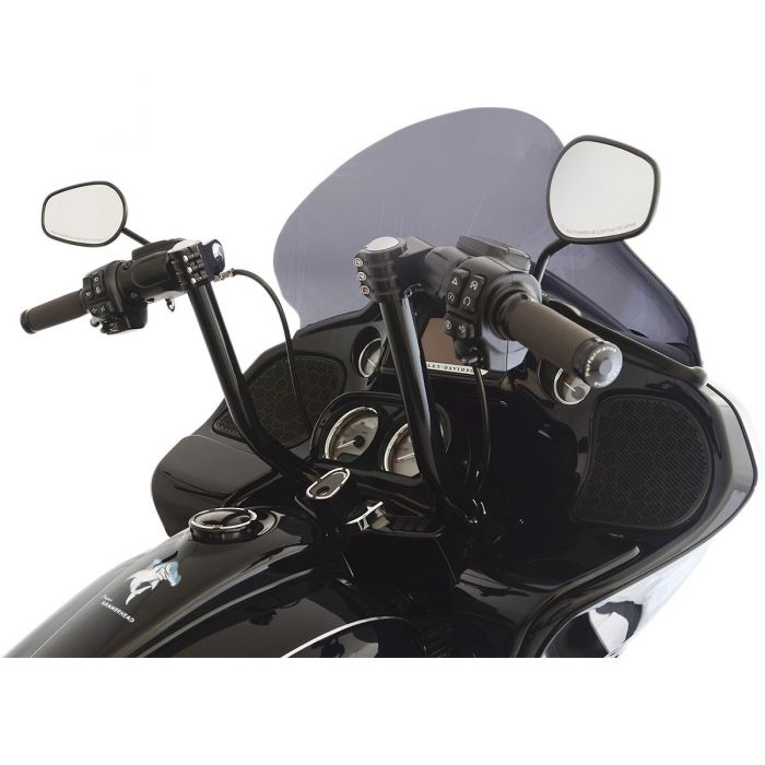 Klock Werks Pullback Klip Hanger Handlebar 14in. Black/Black 0601