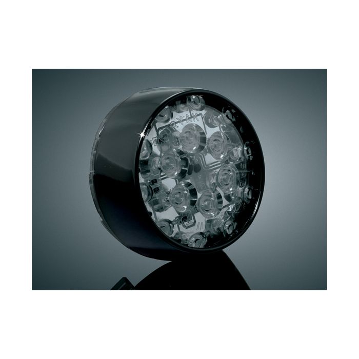 Kuryakyn LED Rear Turn Signal Inserts Bullet Black/Smoke (2 Circuit