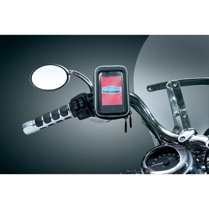 Kuryakyn Arkon Water Resistant GPS Pouch with Perch Mount 4093