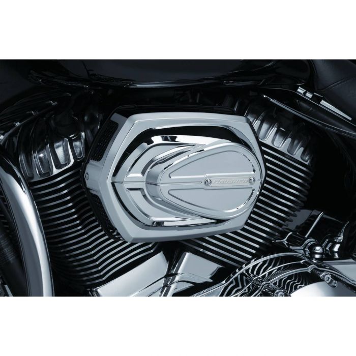 Kuryakyn Crusher Marverick Pro Air Cleaner - Chrome - 9967 