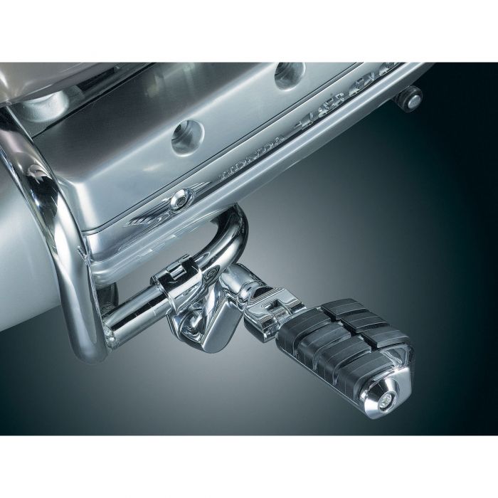 Kuryakyn Offset Highway ISO Pegs Dually with 1in Clamps 7976