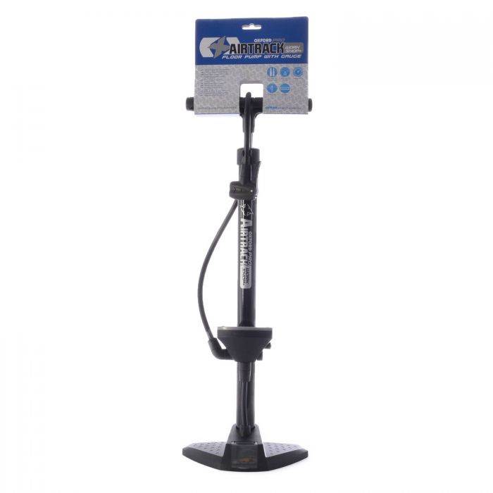 track pump with gauge