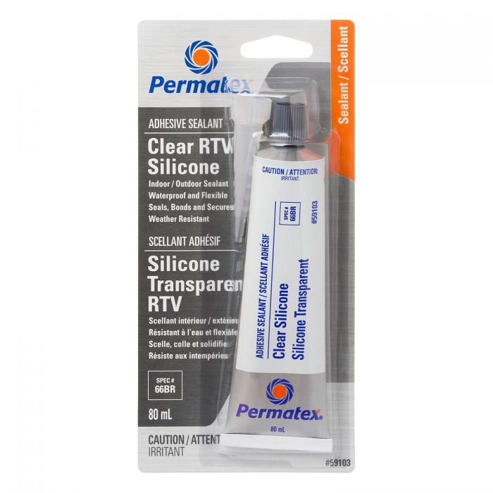 Permatex Clear Silicone Adhesive Sealant FortNine Canada