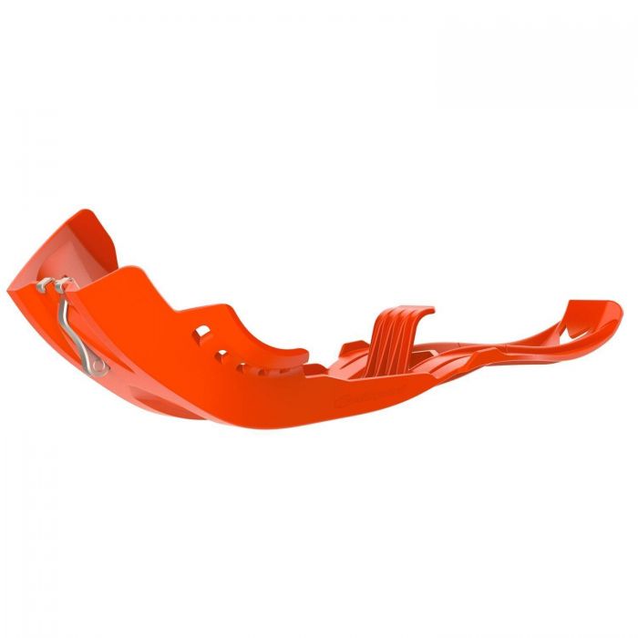 Polisport Fortress Skid Plate KTM Orange 2016 with Linkage Protection ...