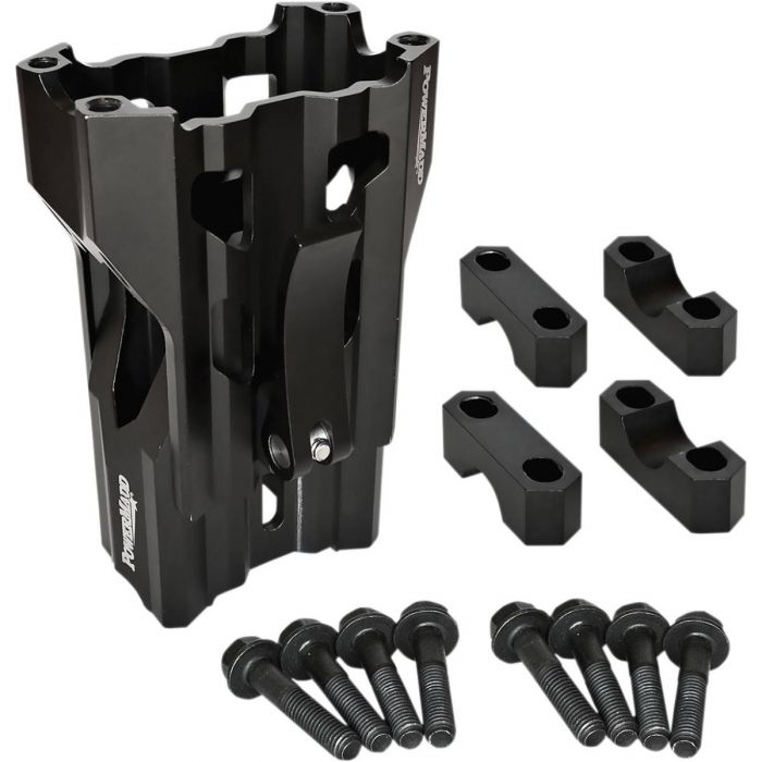 PowerMadd 45504 Black 2" Non Pivot Riser Block For Ski Doo - View #8