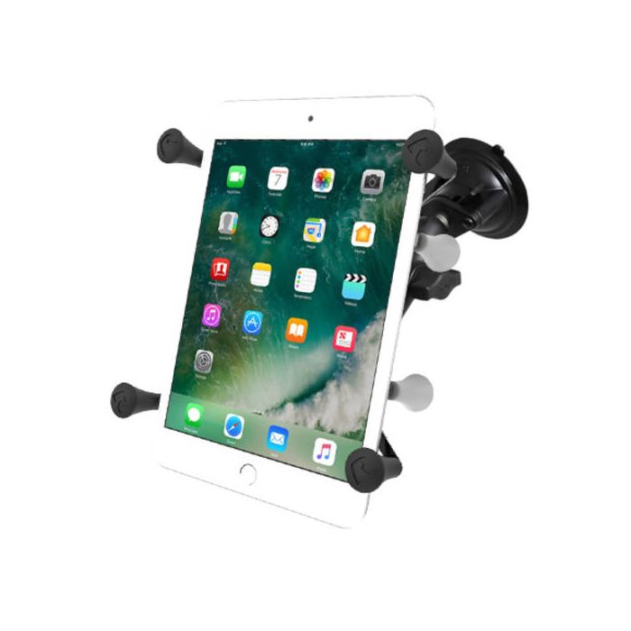 RAM Mounts Twist Lock Suction Cup Mount with Universal XGrip Tablet Cradle Kit RAMB166UN8