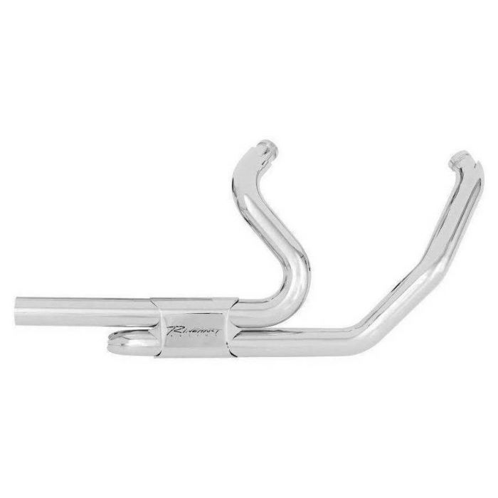Rinehart Racing Slimline Duals Header Pipe Chrome 1000452 FortNine