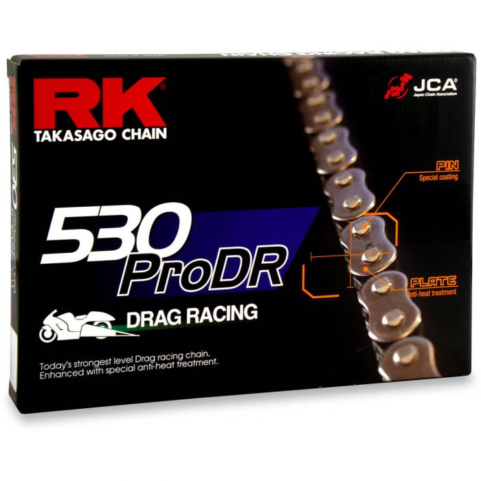 RK Racing Chain 420MXZ-132 (420 Series) Steel