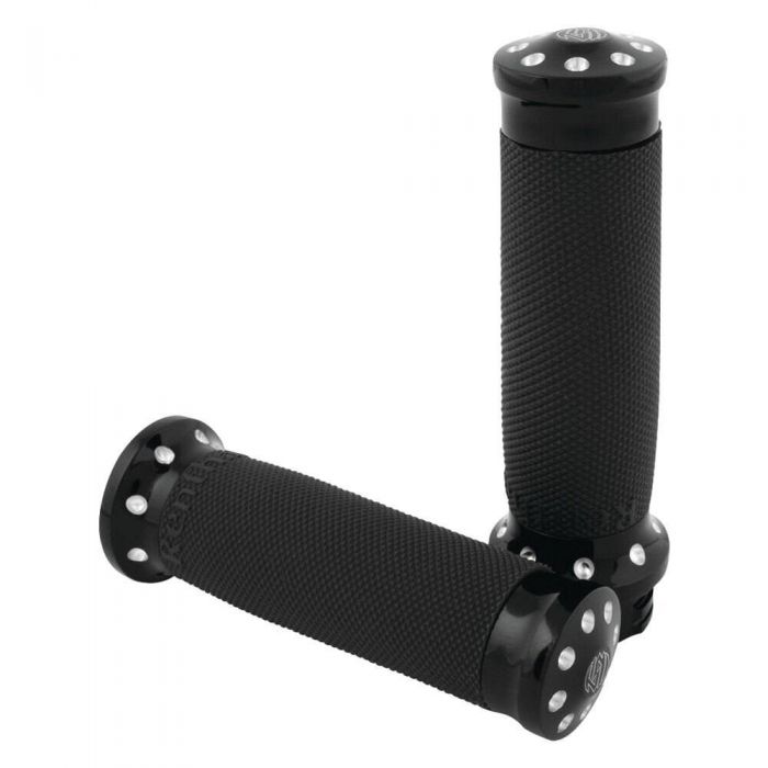 Roland Sands Tracker Grips Contrast Cut (Throttle-by-Wire) - 0063-2022 ...