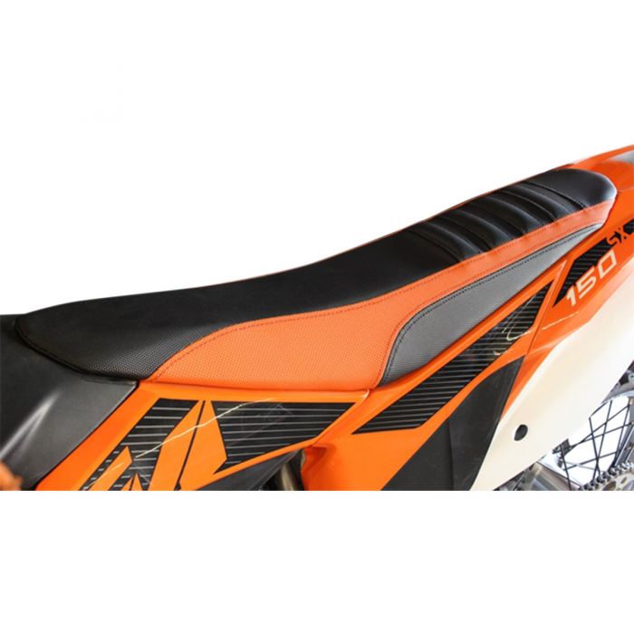 Saddlemen MX Pleated Extreme Gripper Replacement Seat Cover Orange MXKT1950001 FortNine