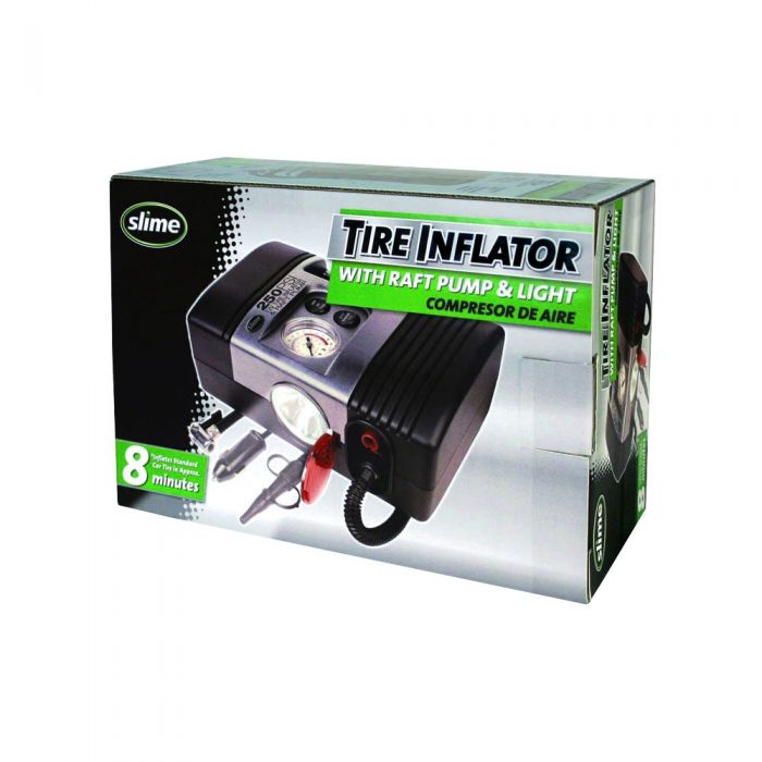 Image of : Slime Tire Inflator with Raft and Light - 42006