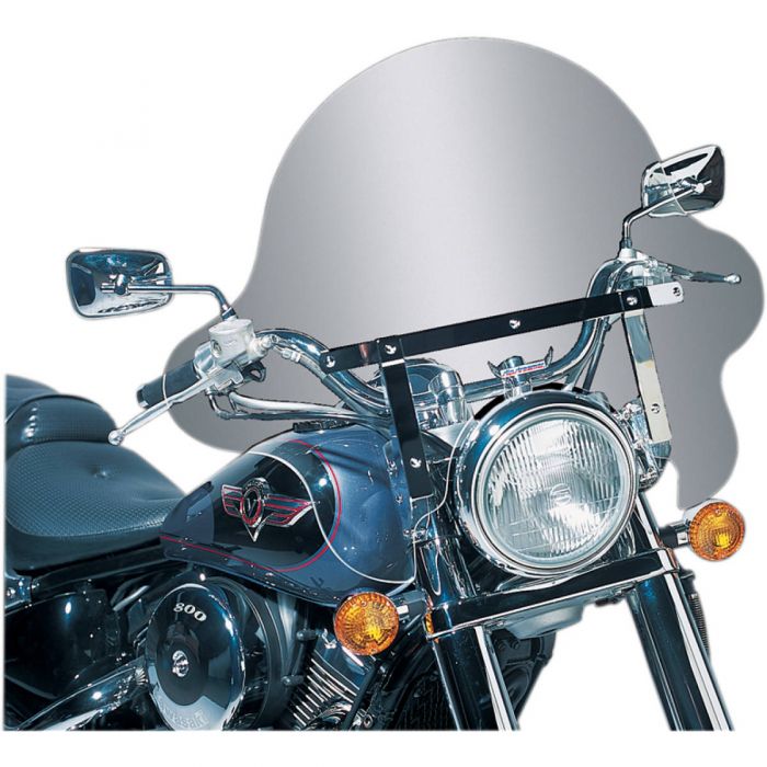Slipstreamer SS32 Falcon Windshield 16" Clear (Tapered) Chrome