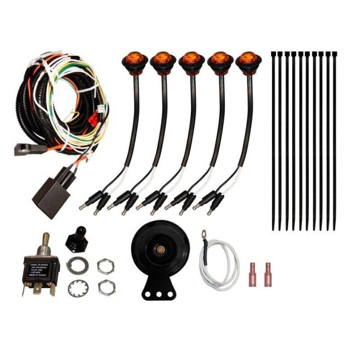 SuperATV Turn Signal Kit Toggle Switch and Dash Horn TSKKFXT001