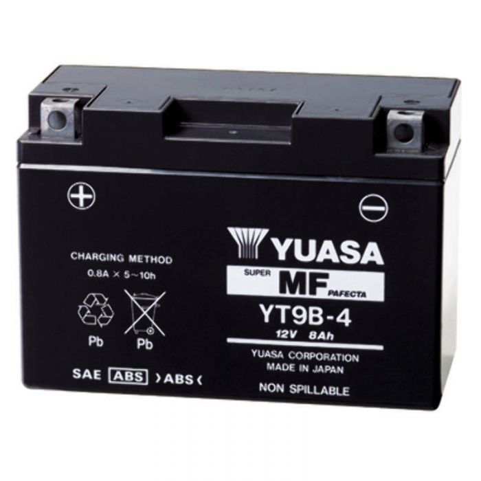 Yuasa Factory Activated AGM Battery YT9B4 FortNine Canada