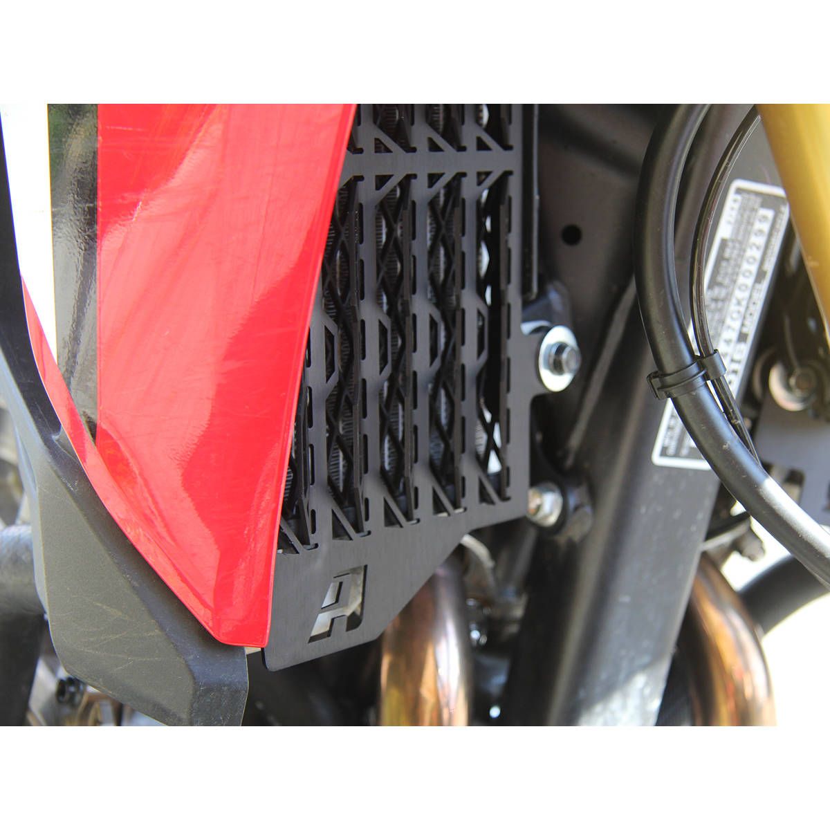 Black AltRider AT16-2-1102 Radiator Guards for the Honda CRF1000L Africa Twin 
