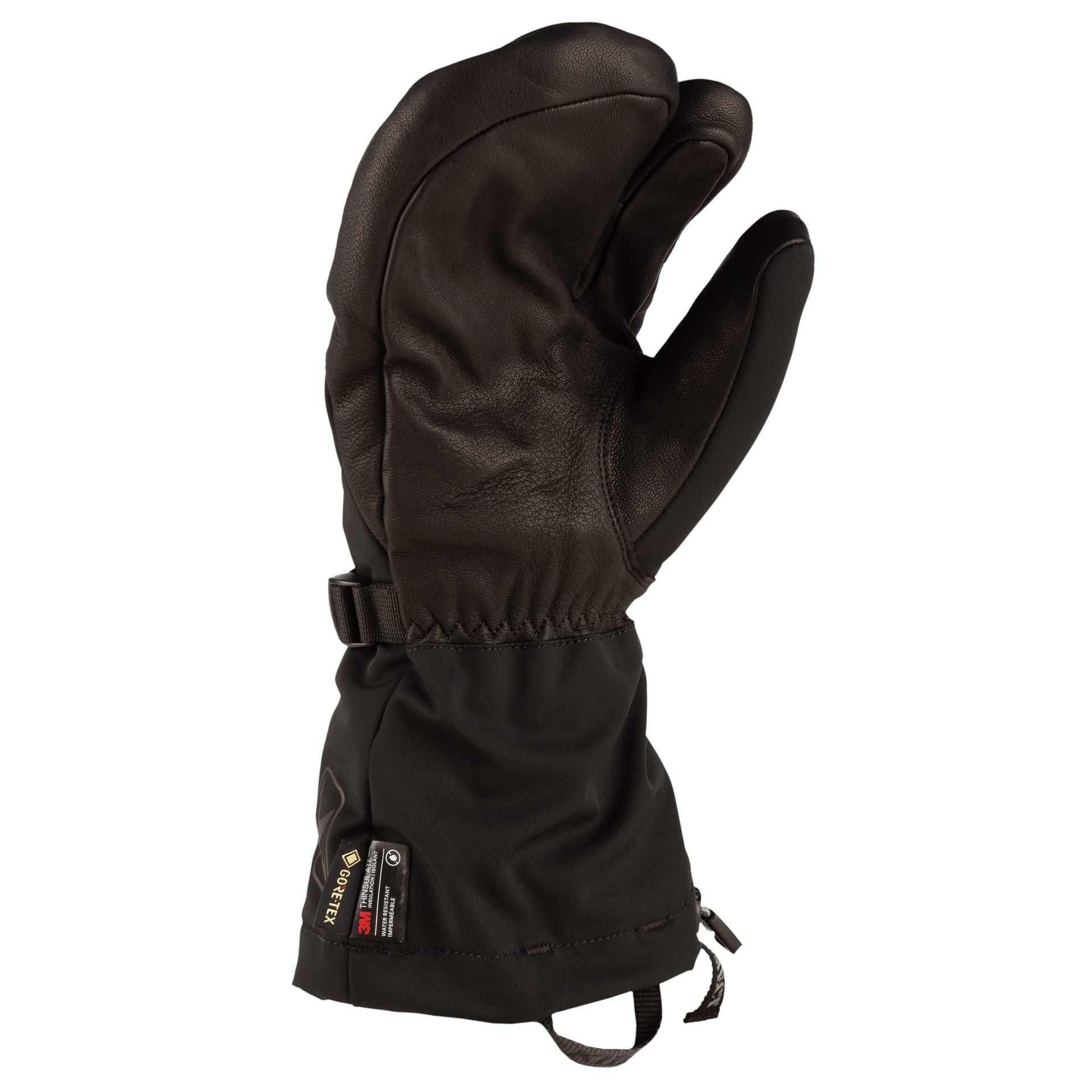 split finger snowmobile gloves