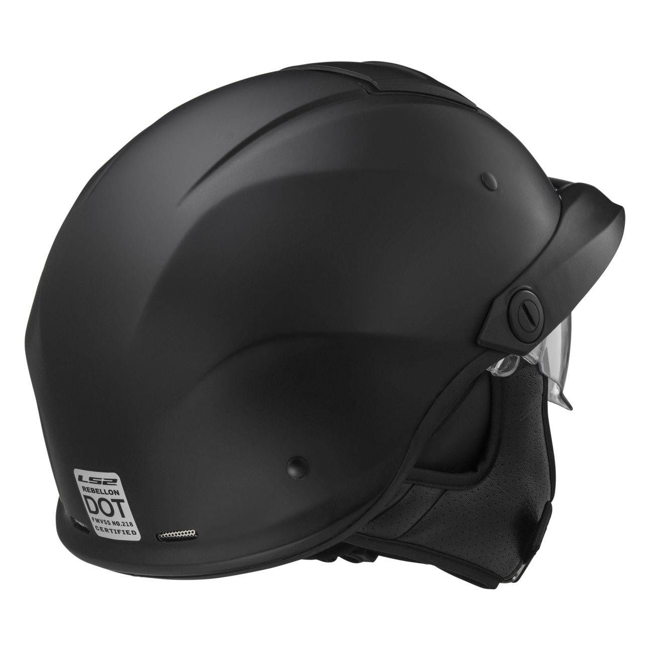 ls2 hh590 rebellion solid helmet