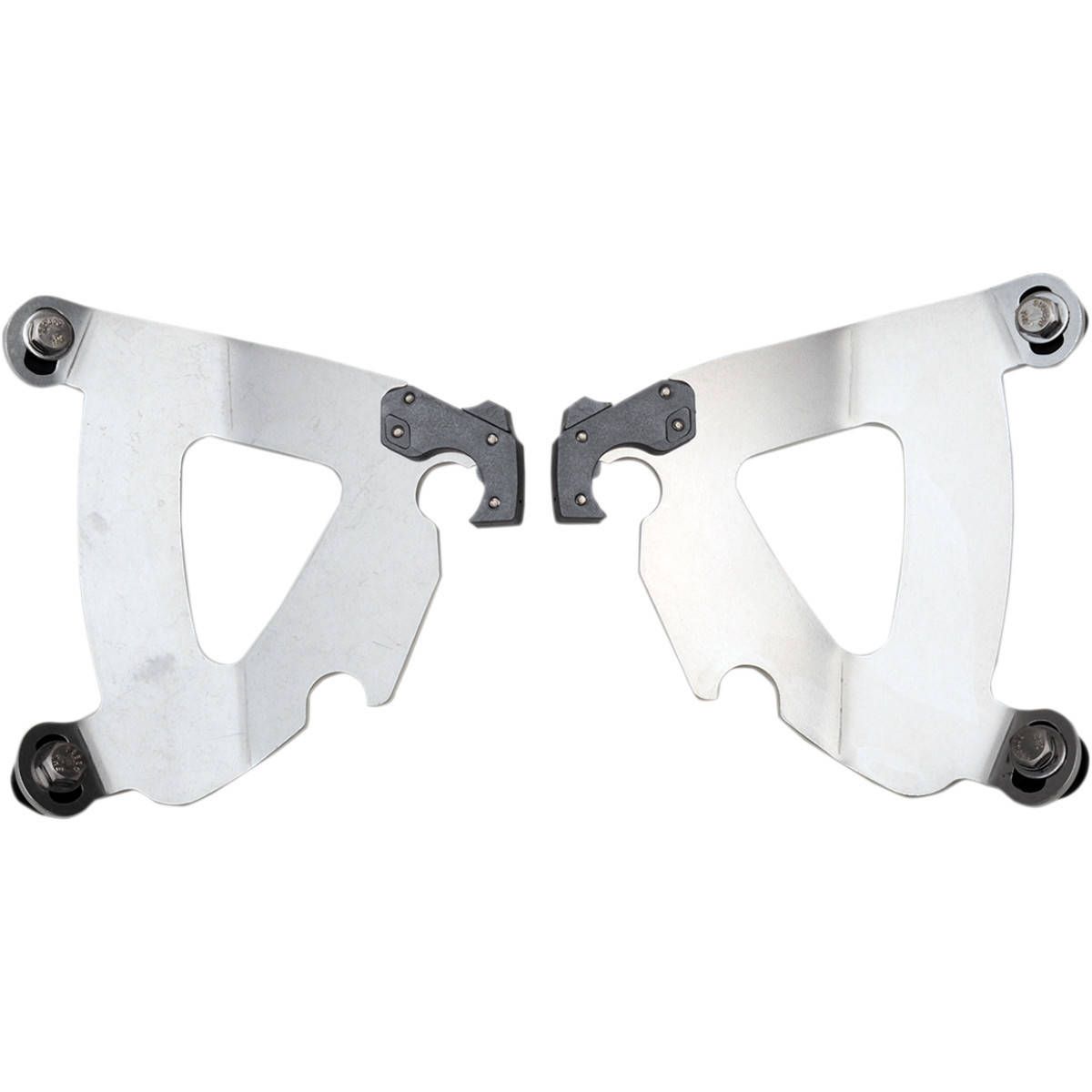 Black Memphis Shades MEB1729 Plate for Road Warrior Fairing