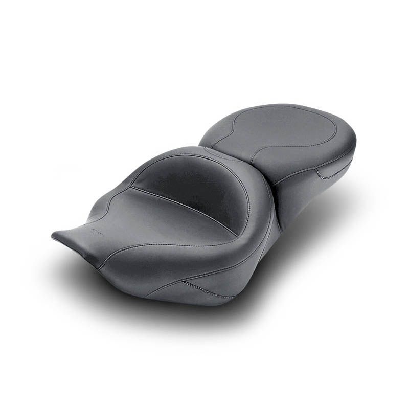 Mustang One-Piece Wide Touring Seat Smooth - No Studs - 75464 | FortNine  Canada