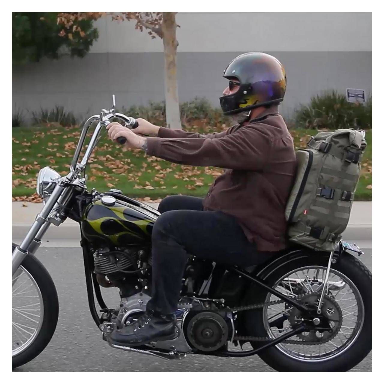 sissy bar bag chopper