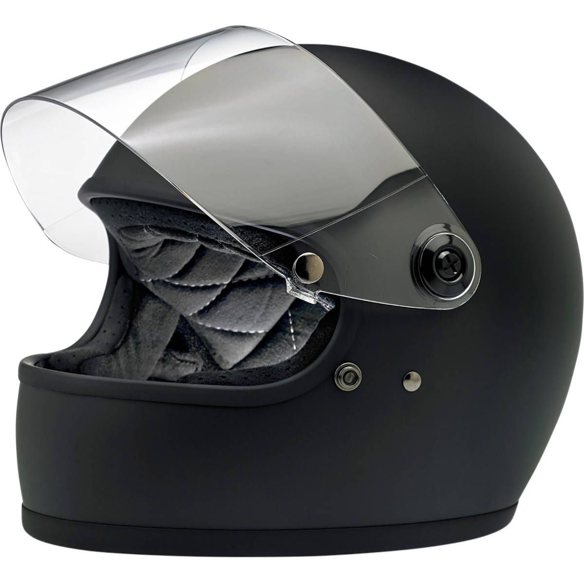 BILTWELL Gringo Casque de moto int/&eacute;gral Noir brillant