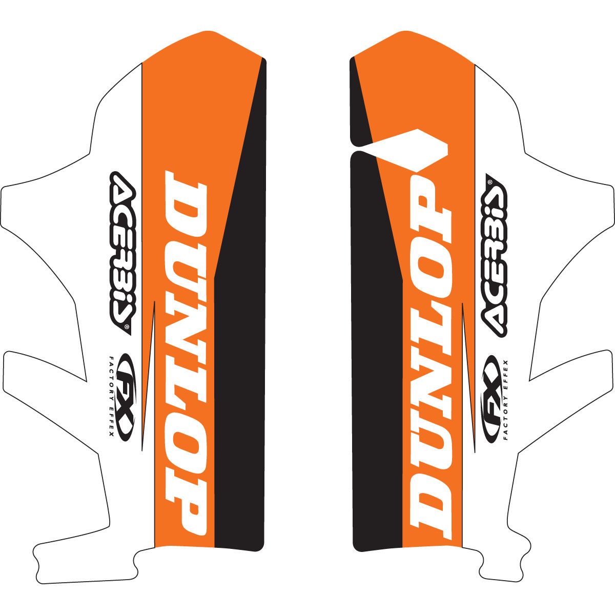 Style 2 Factory Effex 16-32020 Universal Rear Fender Graphics