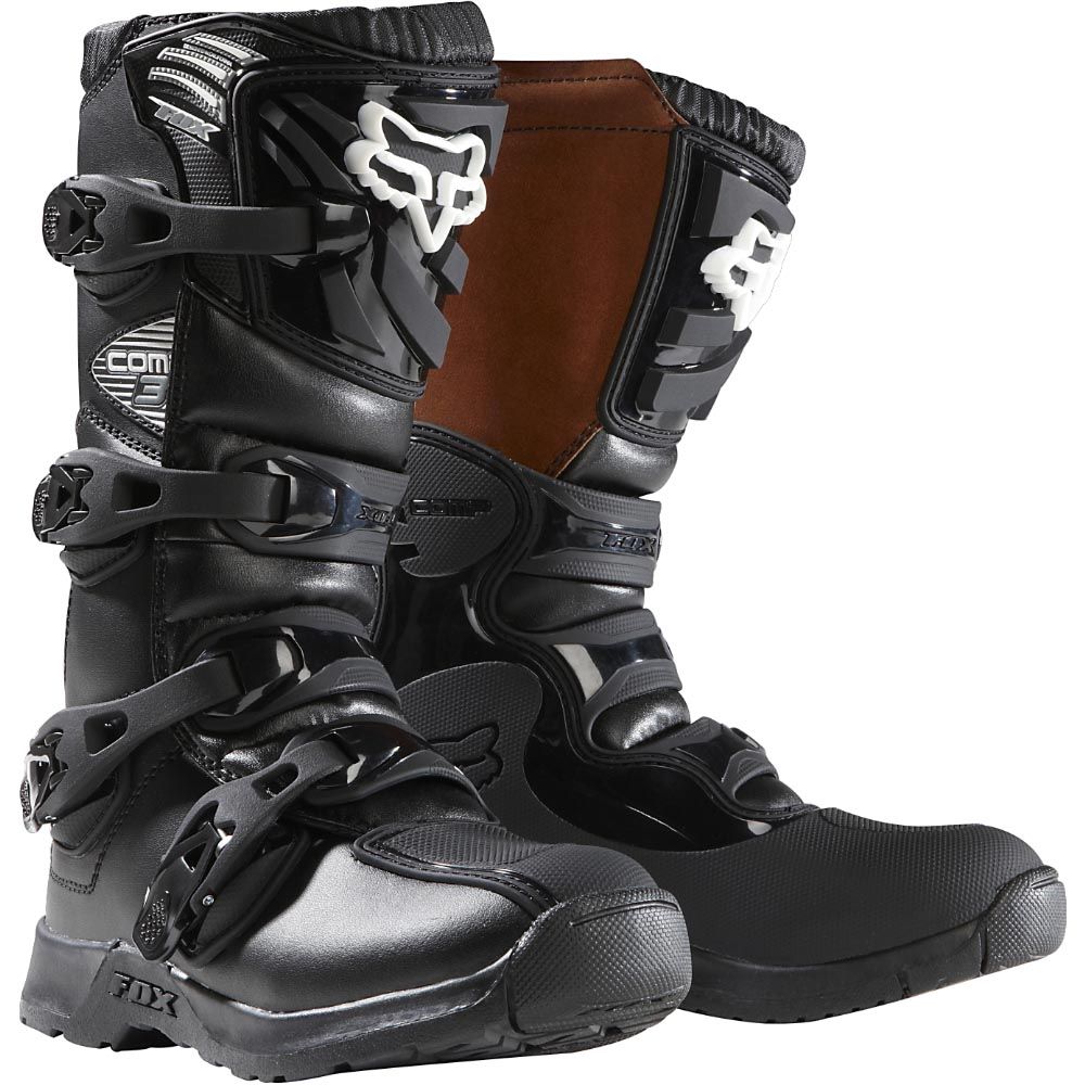 3 Fox Racing 2018 Youth Comp 3 Boots BLACK