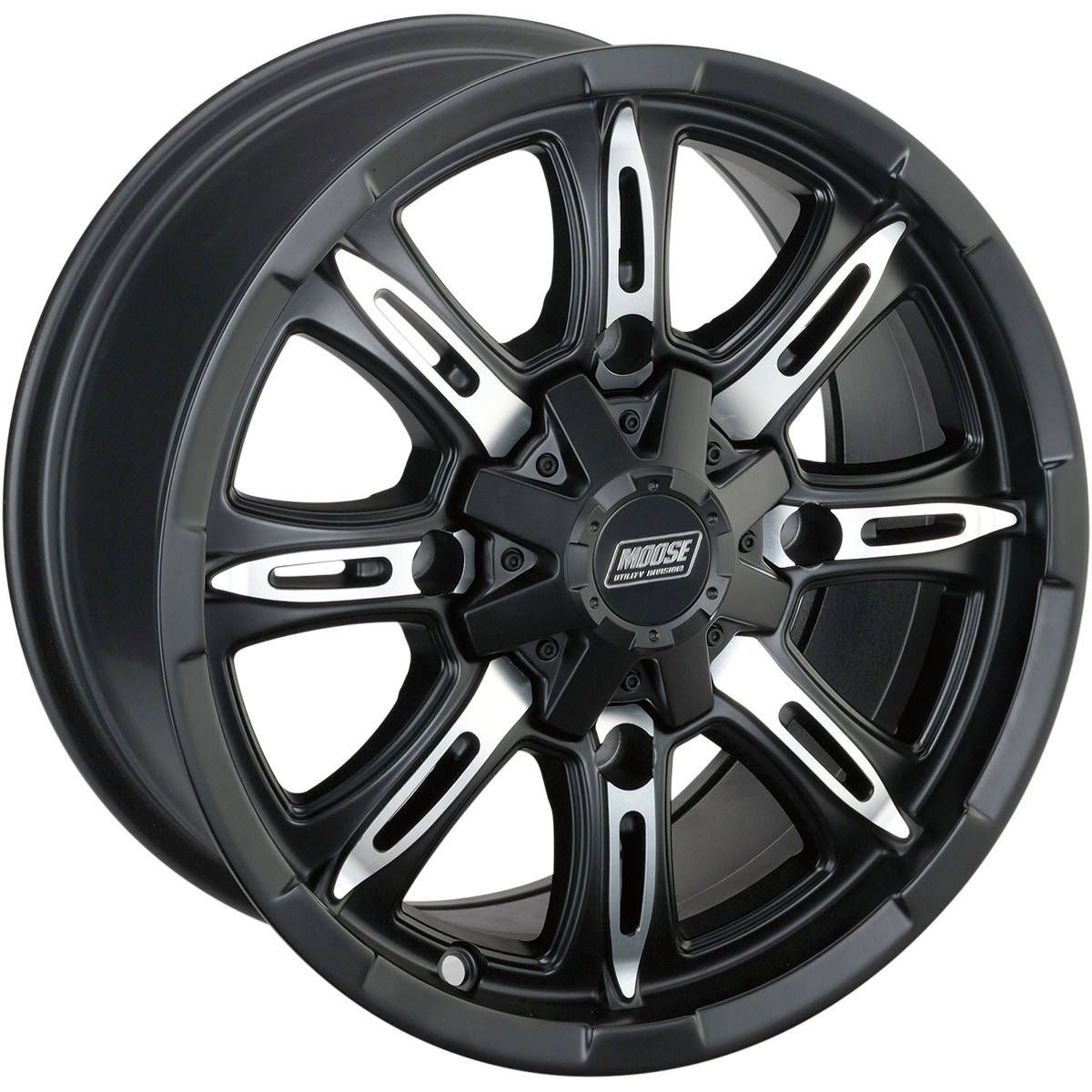 Moose ATV UTV Wheel Rim ONE 387M Machined 12X8 4//110 4-110 2+6 Offset