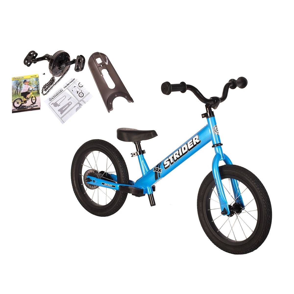 strider balance bike blue