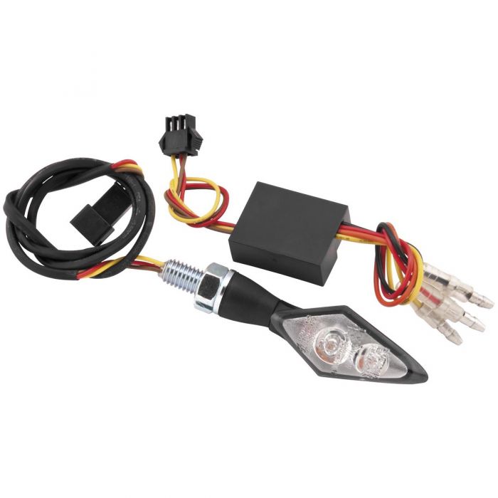 BikeMaster Mini LED Turn Signals with Resistors | FortNine ... bikemaster wiring diagram 