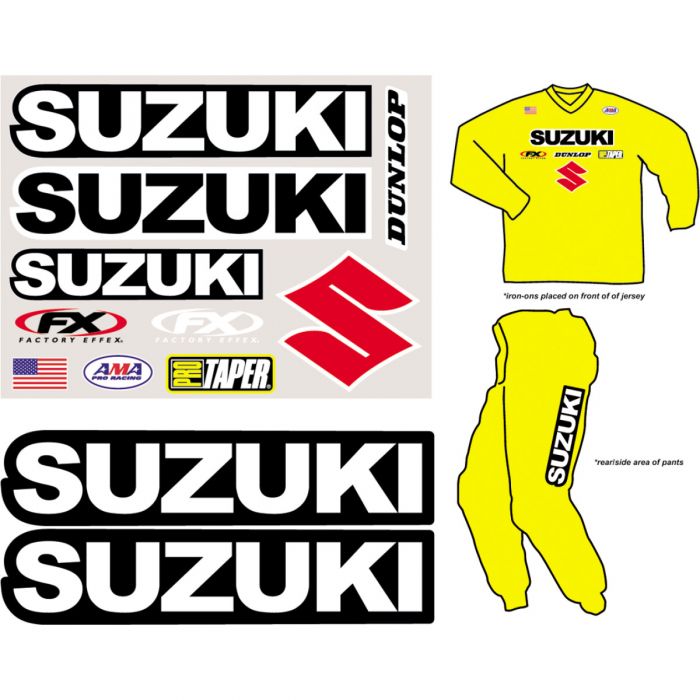 Image of : Factory Effex Rider Gear Kit - Suzuki - 08-82410