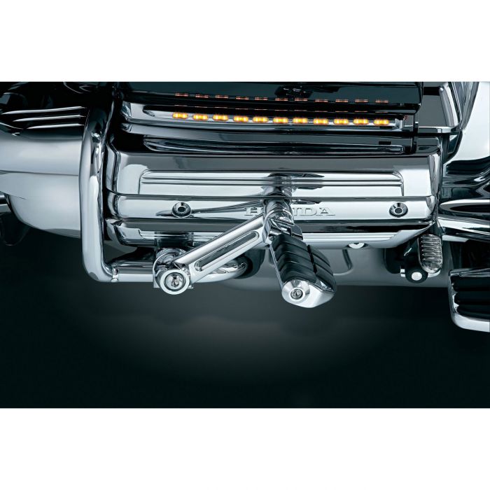 Image of : Kuryakyn Ergo II Cruise Mounts Chrome - 6in. Arms - Dually ISO-Pegs - 4056