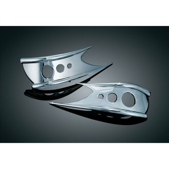 Image of : Kuryakyn Fairing Exit Vent Accent Chrome - 8908