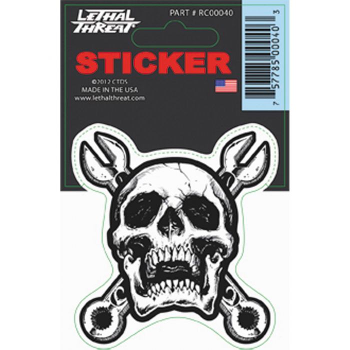 Lethal Threat Wrench Skull Decals (Pack of 5) | FortNine Canada