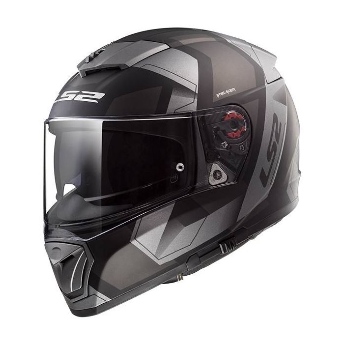 LS2 Helmets FF390 Breaker Road Touring Motorcycle Helmet Visor Face Shield with Pinlock Clear