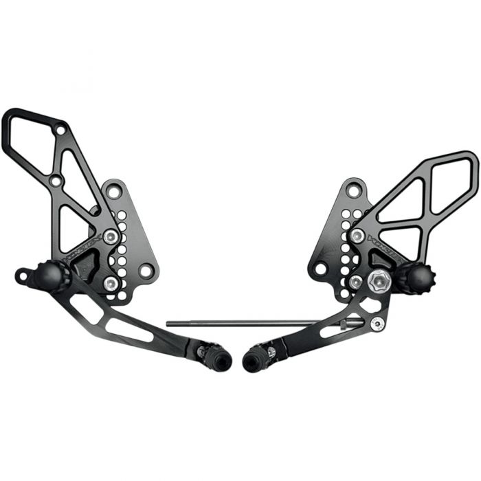 Vortex V2 Adjustable Rearsets Black RS532K FortNine Canada