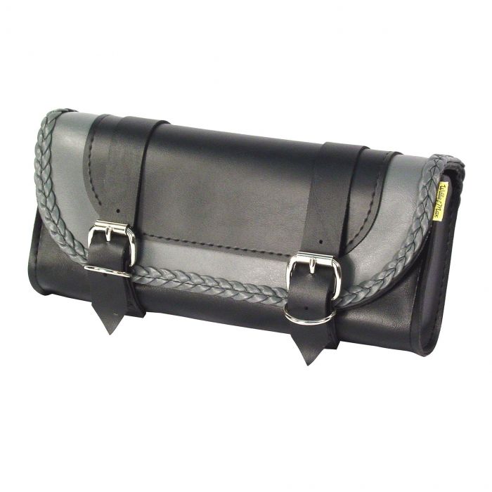 Image of : Willie and Max Grey Thunder Braided Tool Pouch - TP246