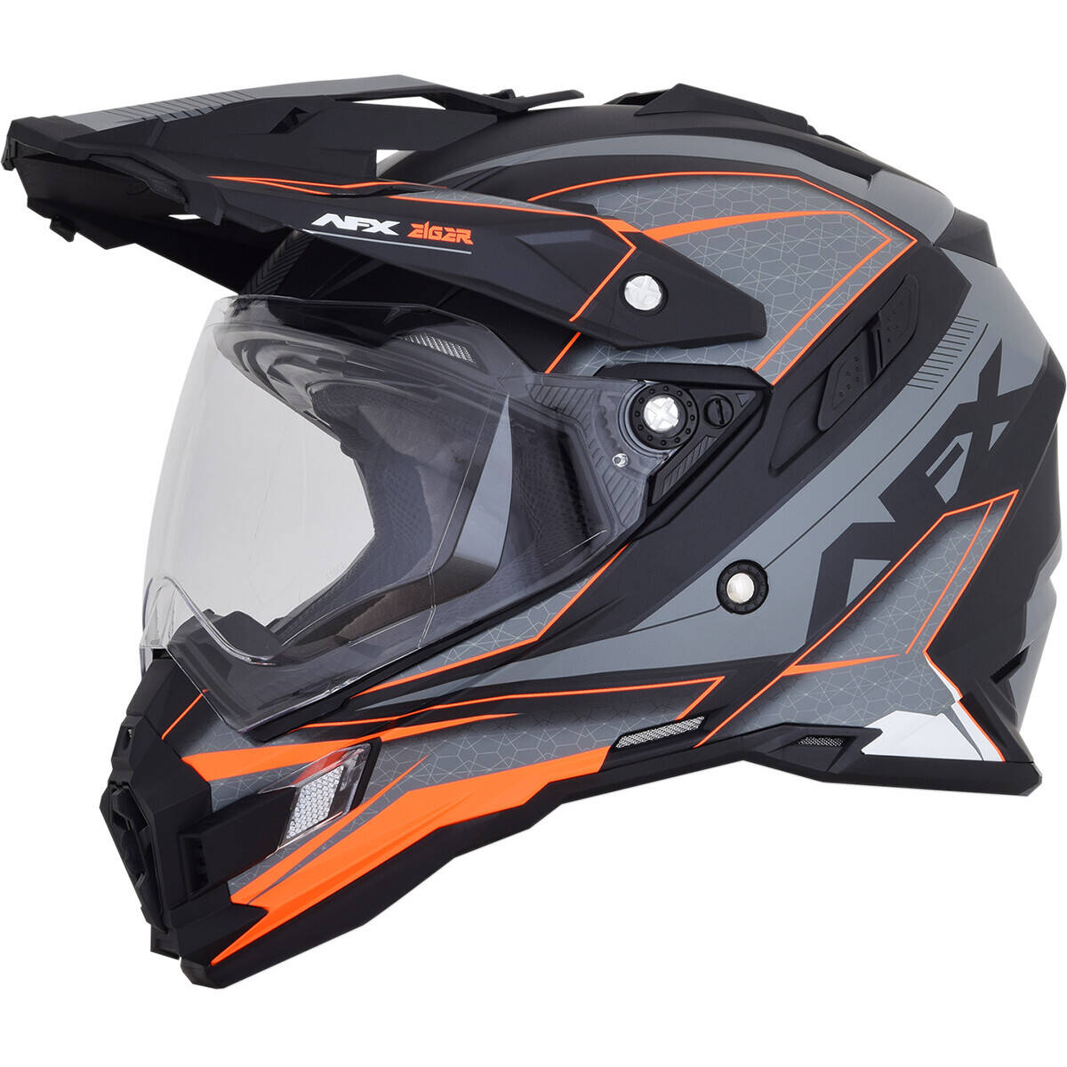 HJC DS-X1 Tactic Adult Snowmobile Helmet with Electric Shield Large MC-3HSF 